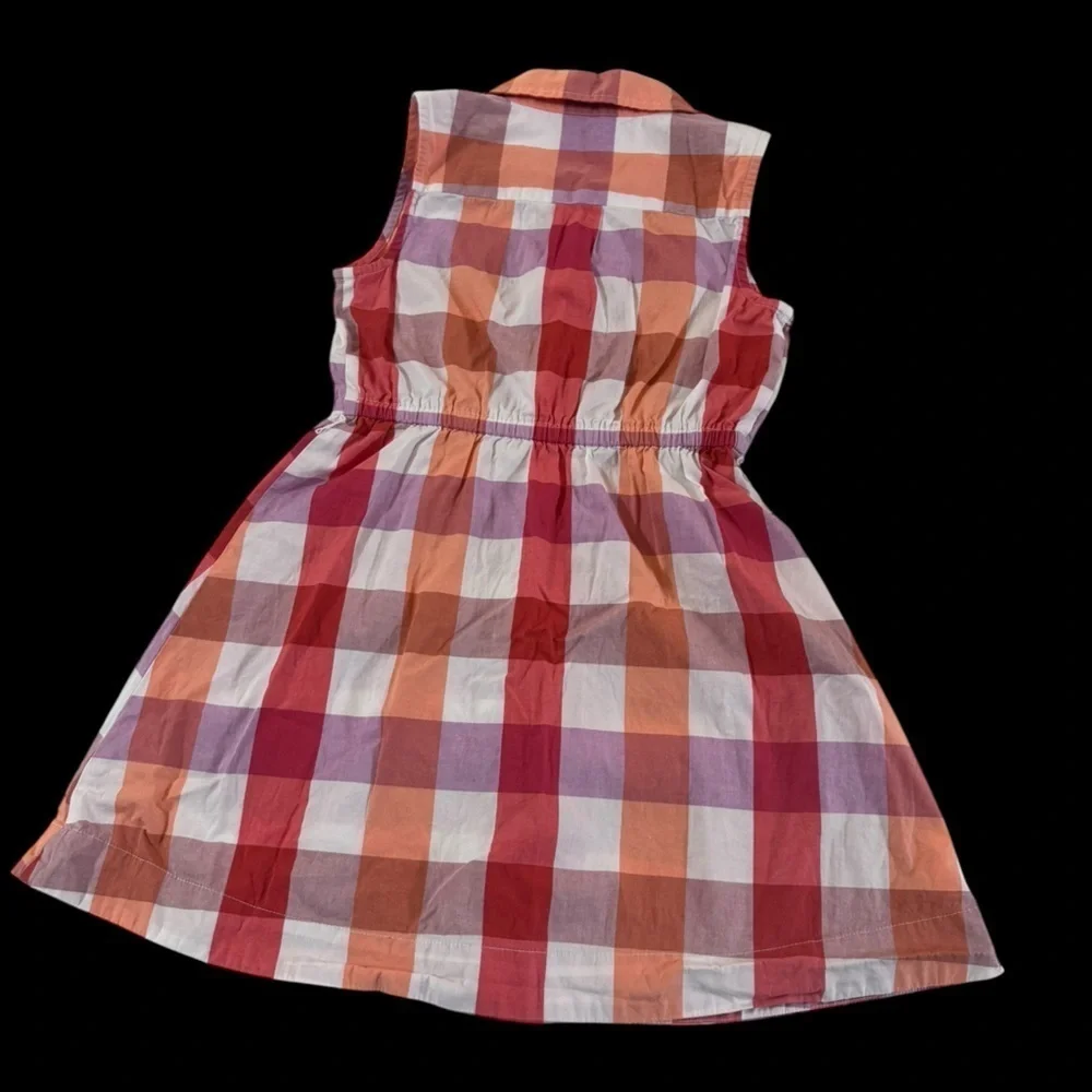 Crewcuts Girls Gingham Sleeveless Dress k210